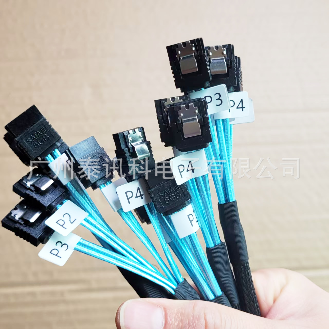 Picture of Server Hard Drive Cable Sas 4 to 4 Sata 6Gb Data Cable 6 to 6 Nas Cable Sata3.0 Cable