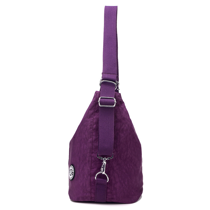 Picture of Fashionable large capacity multi-functional backpack women's casual nylon bag simple travel shoulder handbag