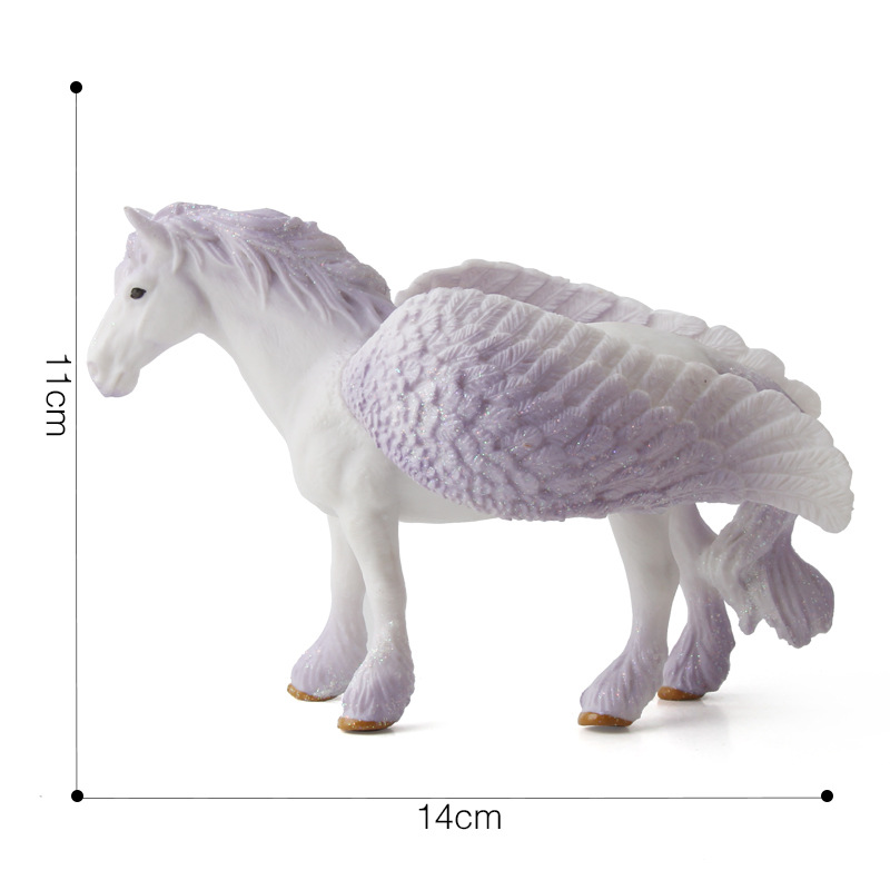 Picture of Unicorn Doll Toy Simulation Mini Animal Model Unicorn European Myths and Legends of Monasteries