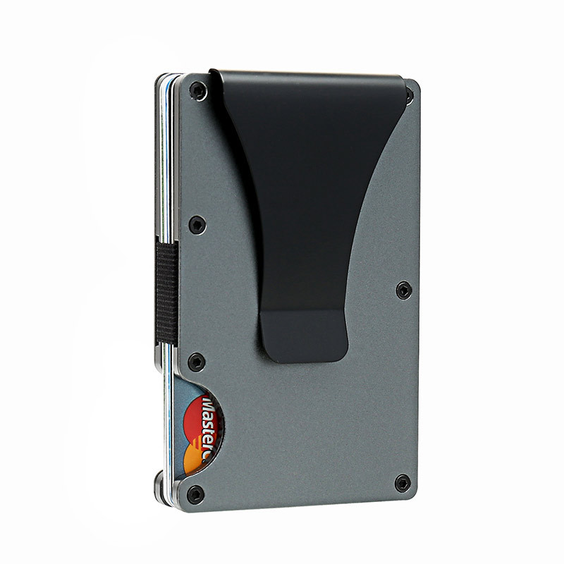 Picture of Carbon Fiber Card Holder Anti-Degaussing Men's Multi-Functional Wallet Card Holder Card Box Anti-Theft Rfid Credit Card Holder