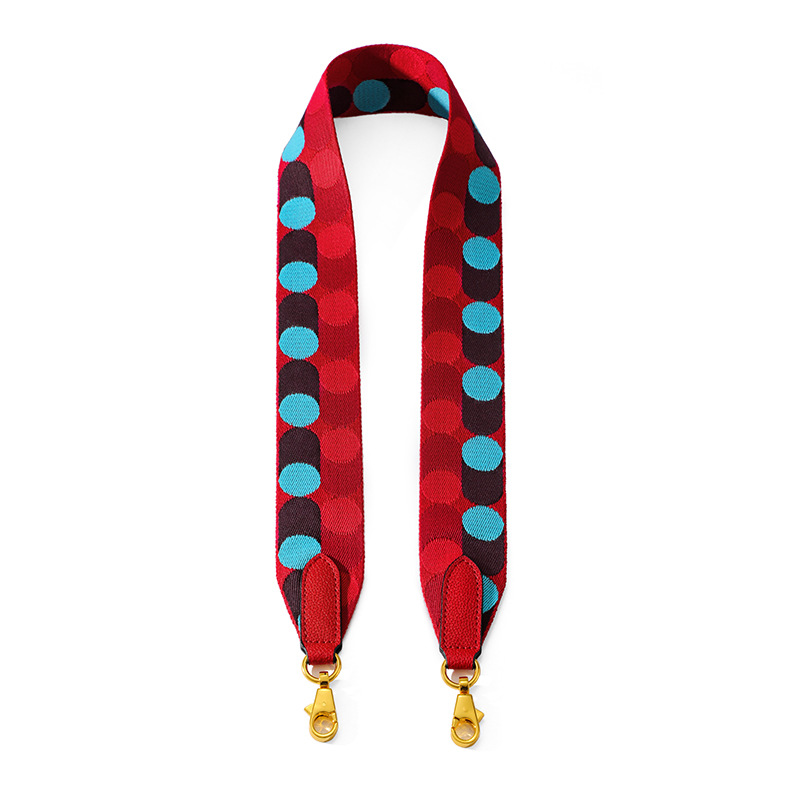 Picture of Ma Huangshi MHS-F-28 Ribbon F Dot Decoration Women's Bag Wide Shoulder Belt Canvas Ribbon Single Back Women's Bag Accessories
