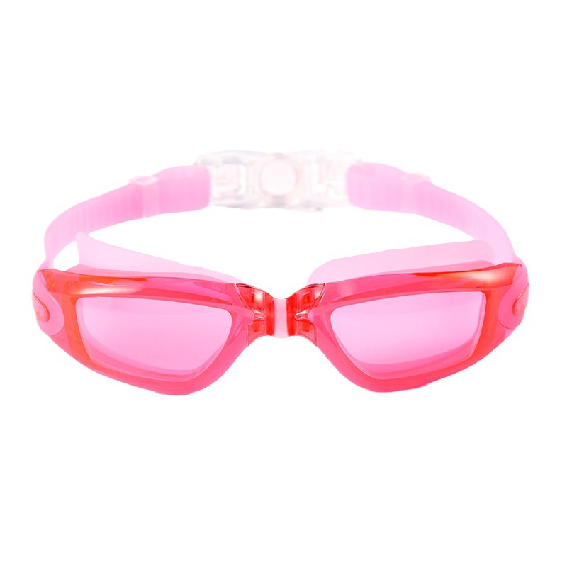 Picture of Waterproof anti-fog HD pink swimming goggles women swimming glasses myopia optional men's equipment diving goggles swimming goggles wholesale