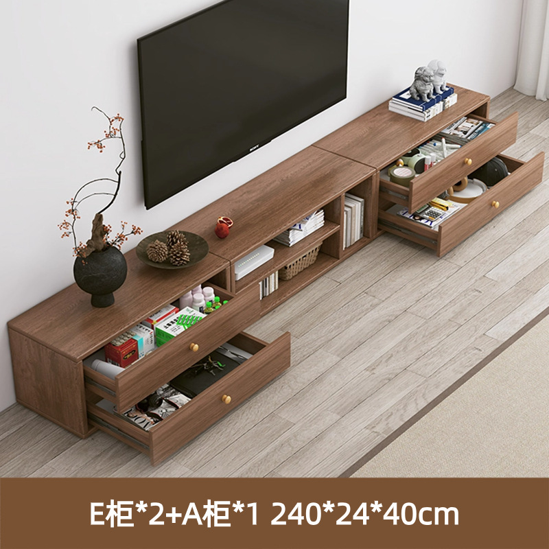 Picture of Solid Wood Bookcase Grid Cabinet Home Floor-Standing Storage Cabinet Living Room Free Combination Cabinet Multi-Layer Storage Shelf Low Cabinet