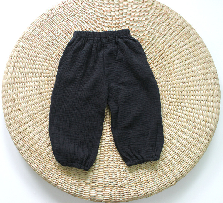 Picture of Forest Map Kidsren's Clothing Kidsren's Pants Summer Boys' Pants Korean Style Pure Color Girls Anti-Mosquito Pants Breathable Versatile Cotton