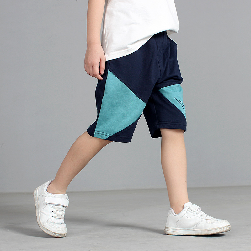 Picture of Children's Pants 2023 Summer New Korean Style Boys' Sports Pants Girls' Knitted Trendy Hot Pants Children's Five-point Pants
