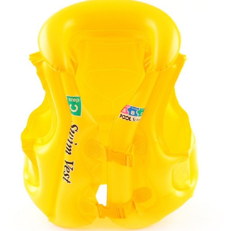 Picture of Spot supply thickened environmental protection PVC inflatable large, medium and small inflatable life jacket children's buoyancy jacket inflatable vest