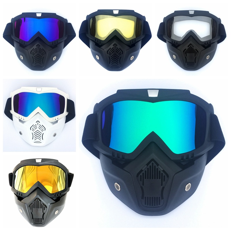 Picture of Factory Spot Harley Retro Glasses Off-Road Motorcycle Goggles Ski Goggles Outdoor Mask Goggles