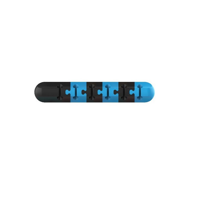 Picture of Desktop self-adhesive silicone wire organizer earphone wire mobile phone data wire multi-function wire winder wall fixer