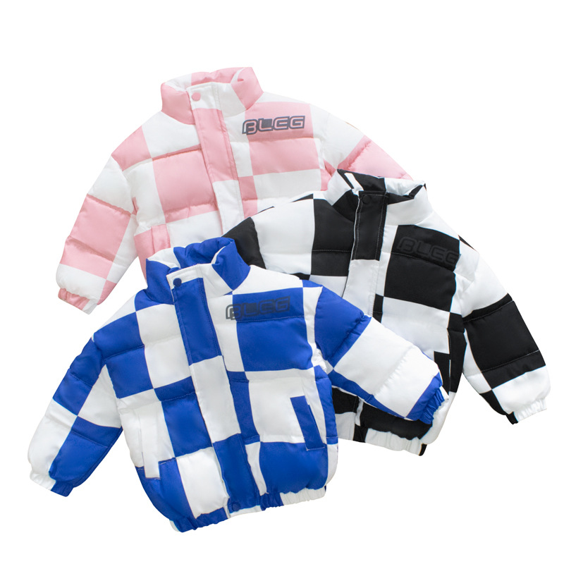 Picture of 27Kids Brand Kidsren's Clothing Wholesale 2024 Autumn and Winter Kidsren's Cotton Outwears Baby Boy Outwear Plaid Dropshipping