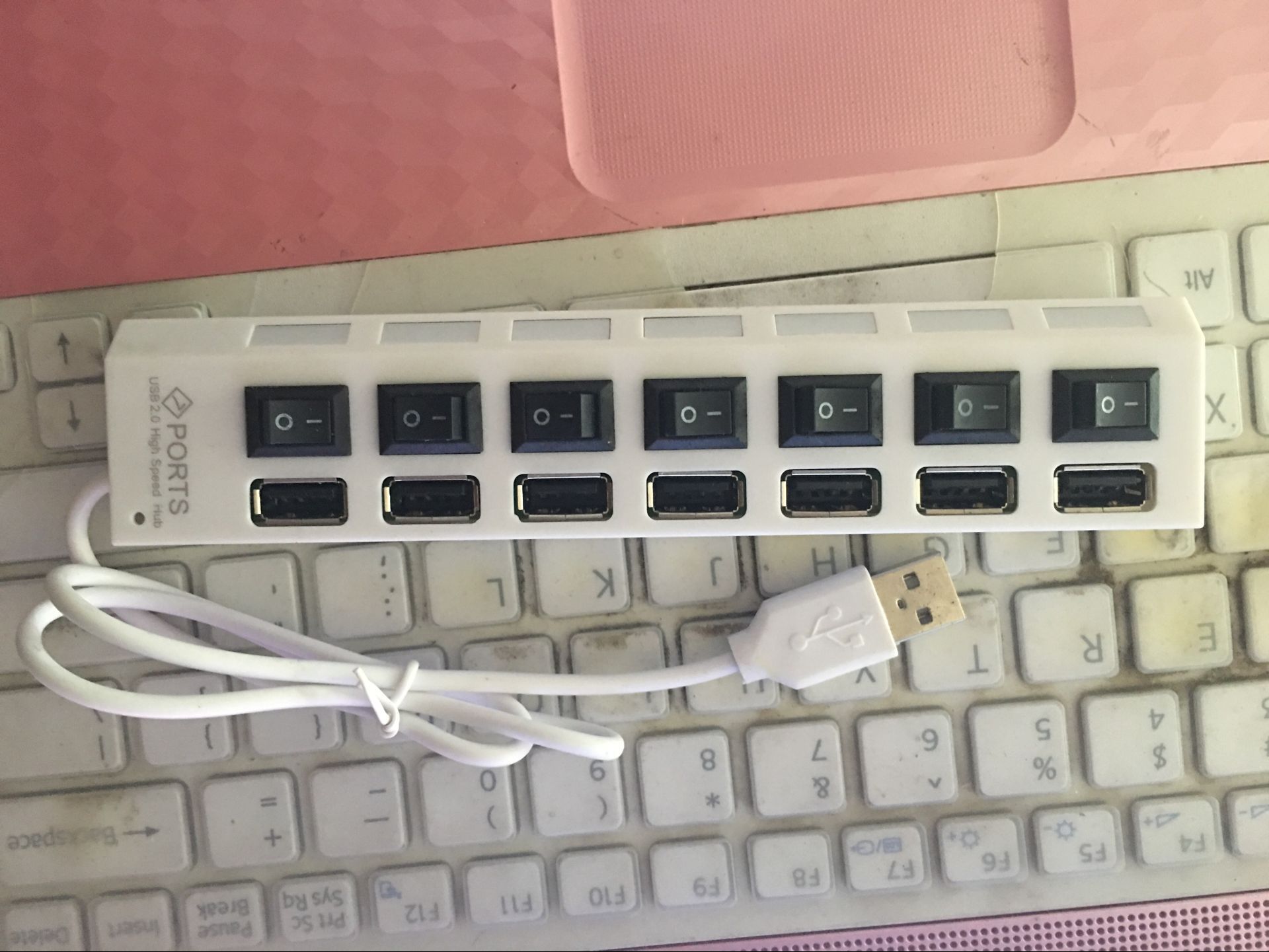 Picture of Explosions seven-port switch 2.0 one-to-seven hub HUB splitter high-speed expansion computer USB extender