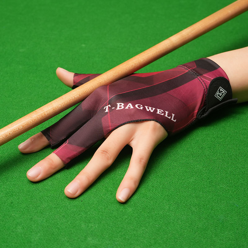 Picture of Billiards Gloves Men's and Women's Billiards Open Finger Professional Snooker Game Special Non-Slip Thin Three-Finger High-Elastic A34-TQ