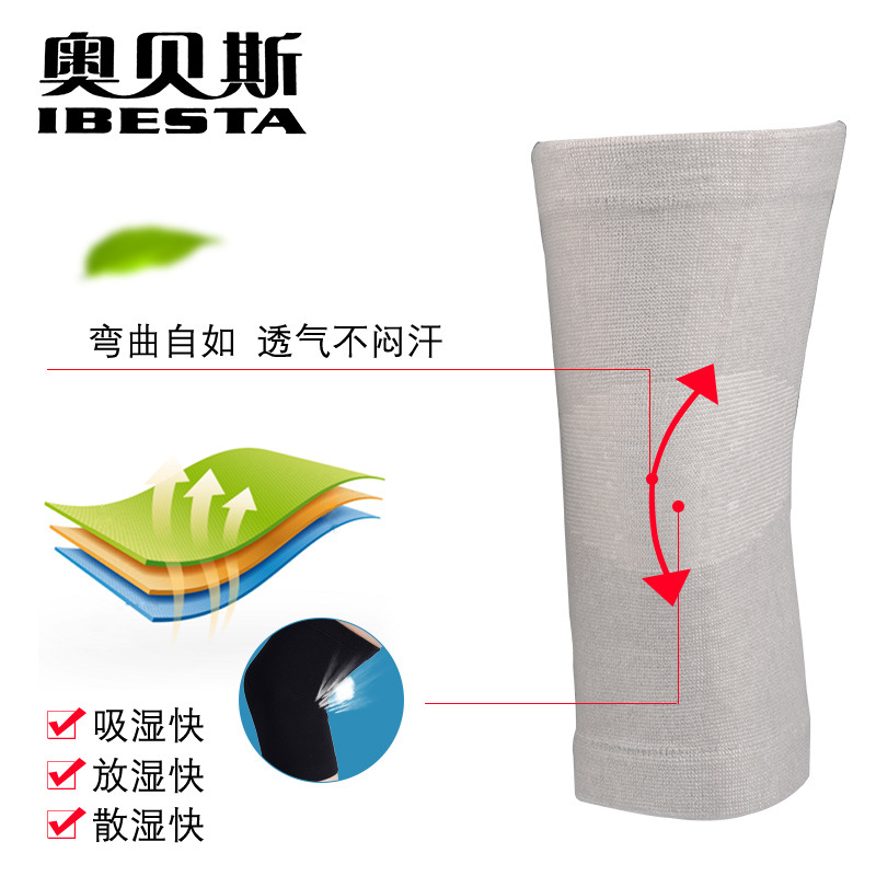 Picture of Four-sided gray silicone knee pads