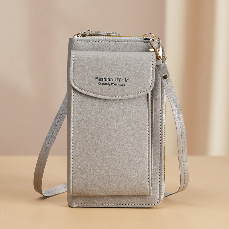 Picture of New Mobile Phone Bag for Women, Fashionable and Versatile Korean Style Mini Shoulder Bag for Students, Large Capacity, Multi-Card Slot Wallet, Card Holder for Women