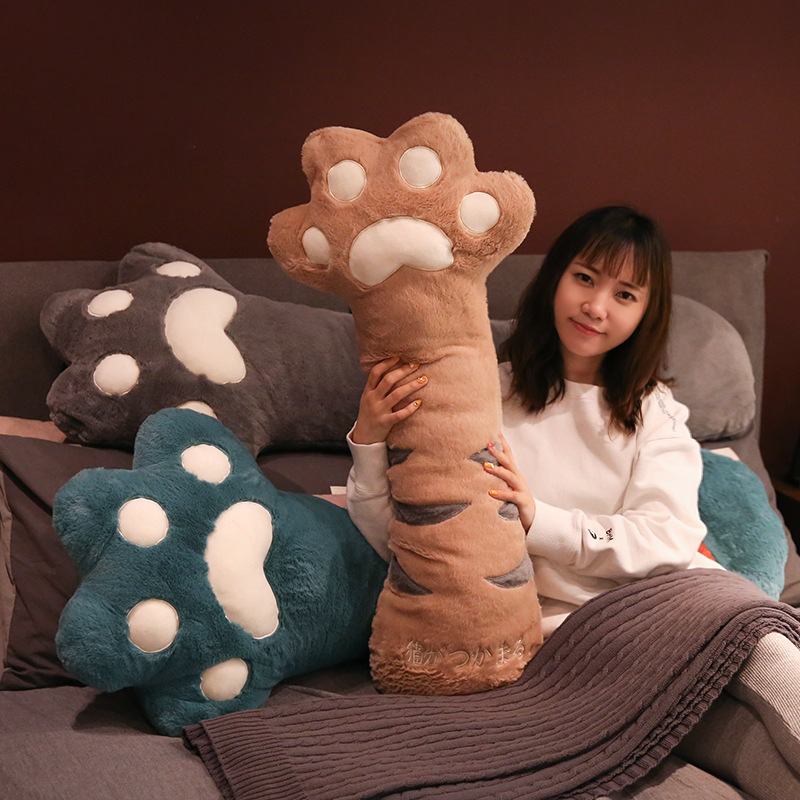 Picture of Amazon cross-border ins cat claw pillow leg clip pillow pillow bedside double pillow long pillow cushion