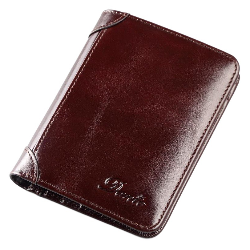 Cross-Border Wallet Men's Genuine Leather Rfid Anti-Theft Vertical Style 70% off Retro First Layer Cowhide Wallet Export Wholesale
