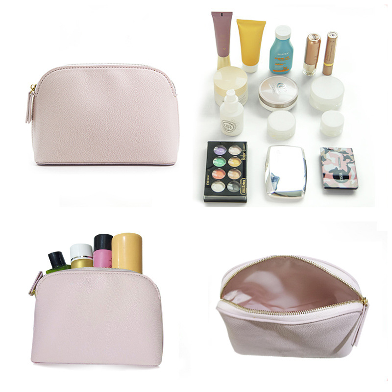 Picture of 2025 new cosmetic bag high-end texture leather shell clutch exquisite dinner portable storage cosmetic bag