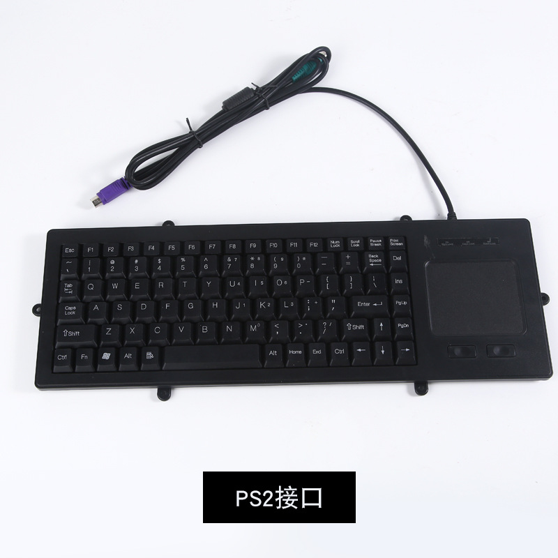 Picture of Industrial control cabinet integrated touch keyboard touch board trackball industrial machine server data center integrated mouse