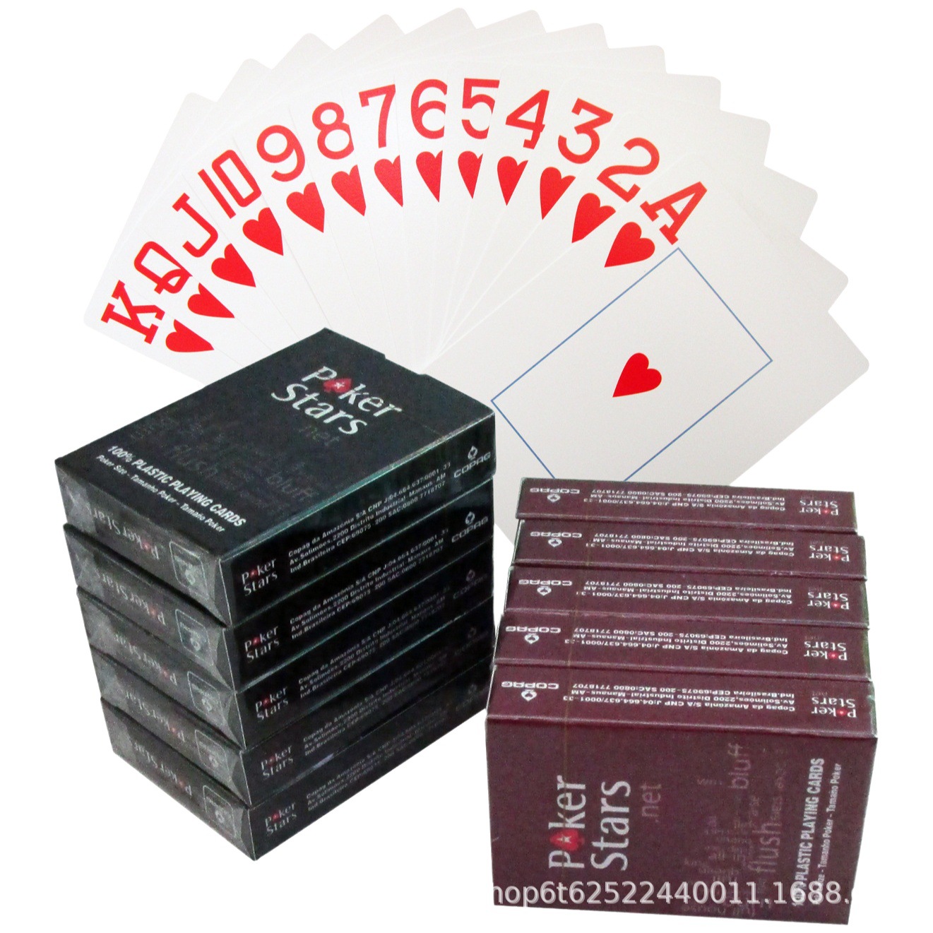 Frosted Plastic Playing Cards Washable Large Characters Printed Pvc Playing Cards Red and Black Optional Yellow Fine Sand Plastic