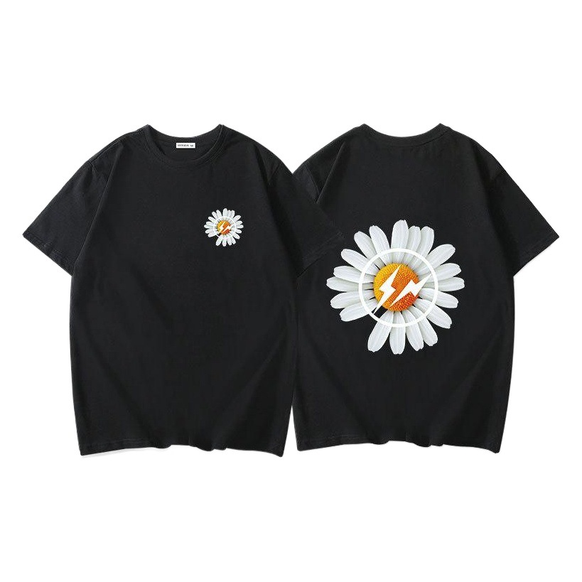 Boys and girls daisy short-sleeved T-shirt breathable comfortable half-sleeved T-shirt cotton cotton wholesale cross-border AliExpress