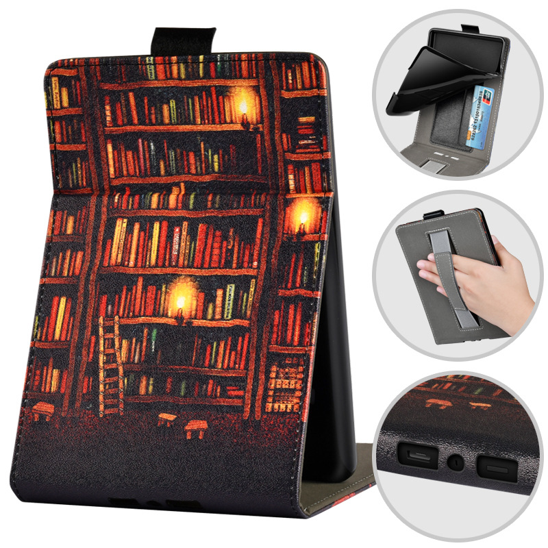 Picture of in stock Kindle paperwhite6543 Handheld Case 2024 Youth Edition 6 Inch Painted Leather Case