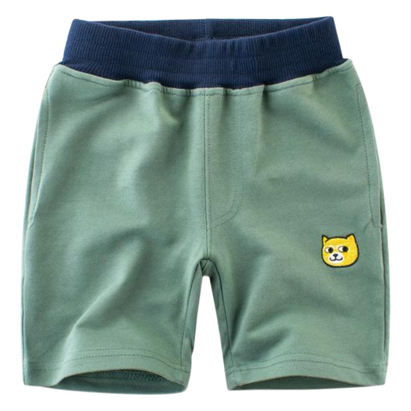 2025 Children's Clothing Summer Fashion Cute Cartoon Children's Pants Wholesale Children's Medium Pants Baby Five-Fifth Pants Dropshipping