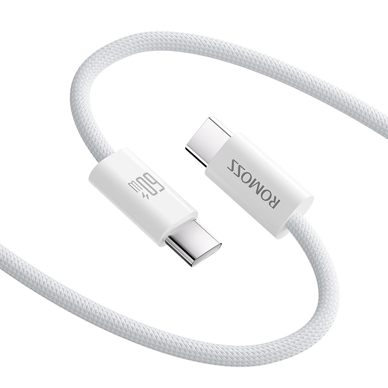 Picture of ROMOSS Romance data line PD60W fast charging Type-C braided line for Apple 15 mobile phone charging line
