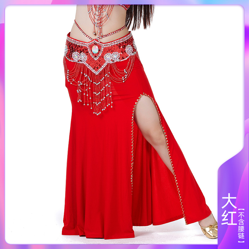 Picture of 700 Beaded Skirt Belly Dance Hot Selling High-end Quality Clothing Skirt Professional Factory First-hand Supply