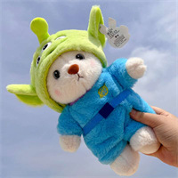 Picture of Factory wholesale wedding throwing interactive doll boutique 8-inch grasping doll plush toy clip Doll Doll batch
