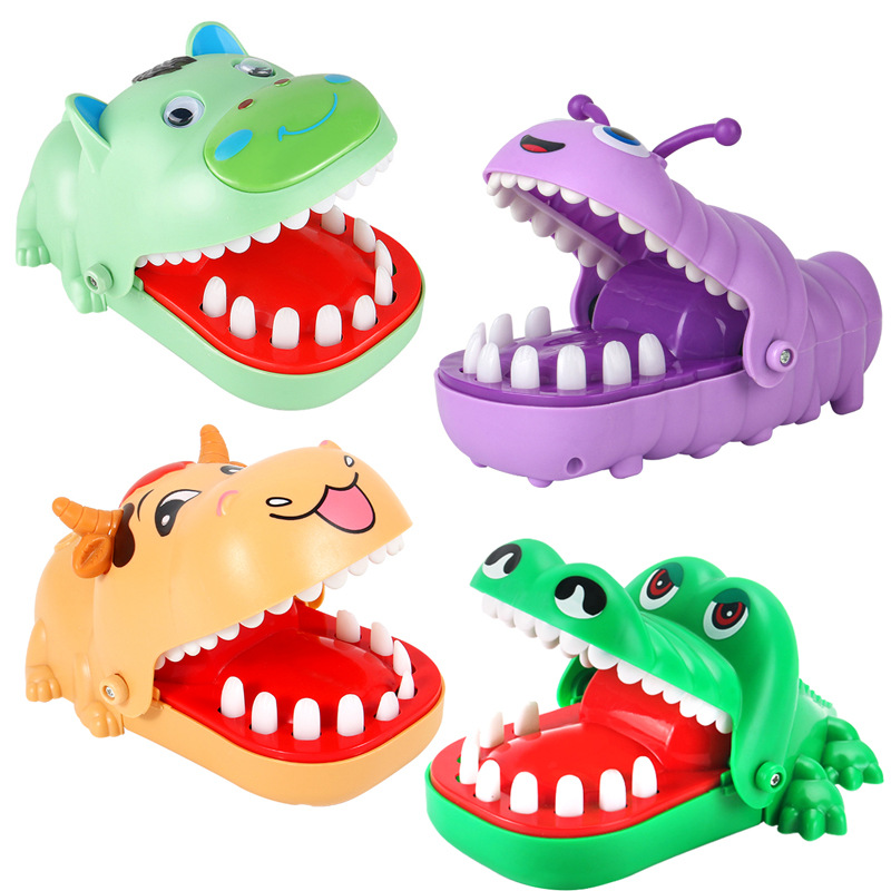 Picture of Hand Bite Crocodile Teeth Bite Finger Shark Bite Decompression Decompression Artifact Shake Tone Same Style Internet Celebrity Children's Toy