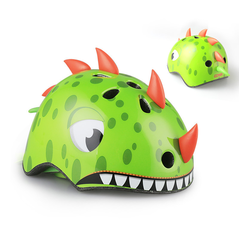 Picture of Corsa Kidsren's Helmet Outdoor Cycling Helmet Roller Skating Helmet Skateboard Protective Gear Cute Dinosaur Animal