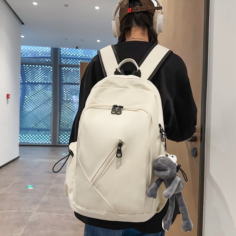 Picture of Korean style new large capacity backpack men's backpack versatile Rui camp schoolbag female college student junior high school student backpack