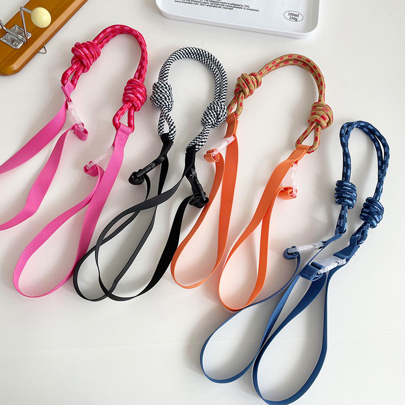 Picture of Bag Shoulder Strap New Extension Bag Strap Adjustable Shopping Bag Nylon Cloth Embroider Flower Hand-Held Crossbody Extended Strap