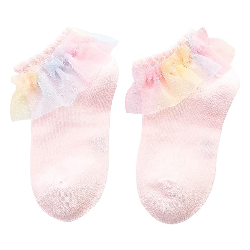 New Girls Lace Socks Korean Style Dance Children's Mesh Lace Socks Baby Lace Socks Girls Dance Socks