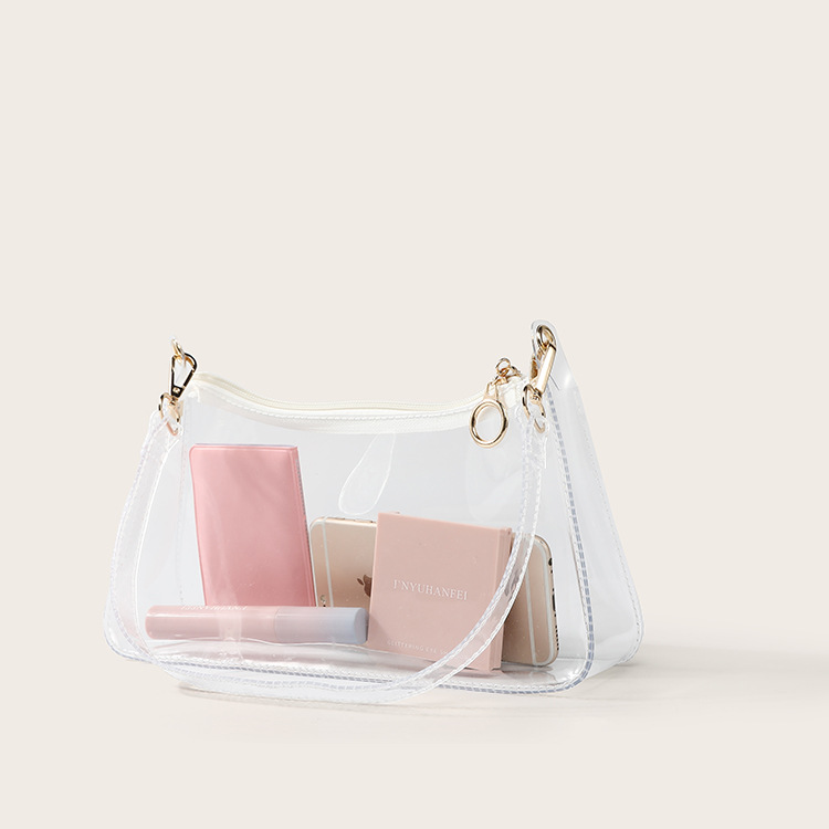Picture of Europe and Middle East Fashion Jelly Transparent Bag Frog Underarm Bag Dumpling-shaped Portable Shoulder Bag Women's Bag Small Bag