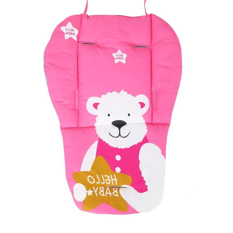 Picture of Factory stroller cotton pad thickened warm trolley cushion baby dining chair baby stroller universal stroller mat