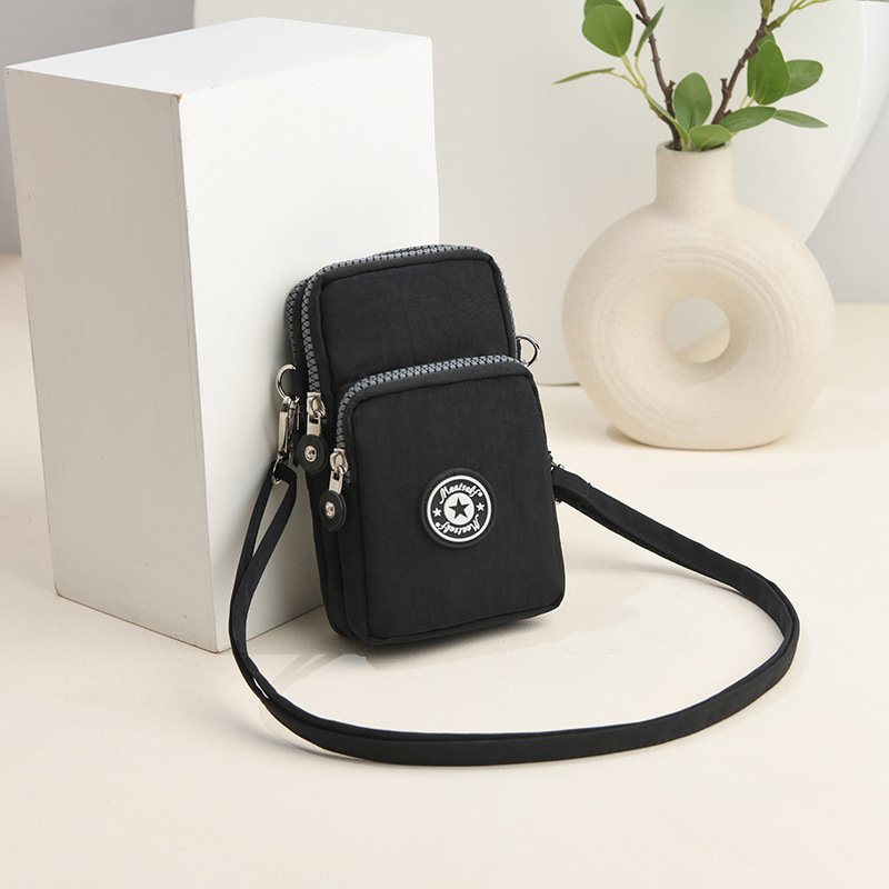 Factory Direct Mobile Phone Bag Women's Crossbody Bag Large Screen Mobile Phone Bag Coin Purse Hanging Neck Wrist Bag Running Vertical Mini