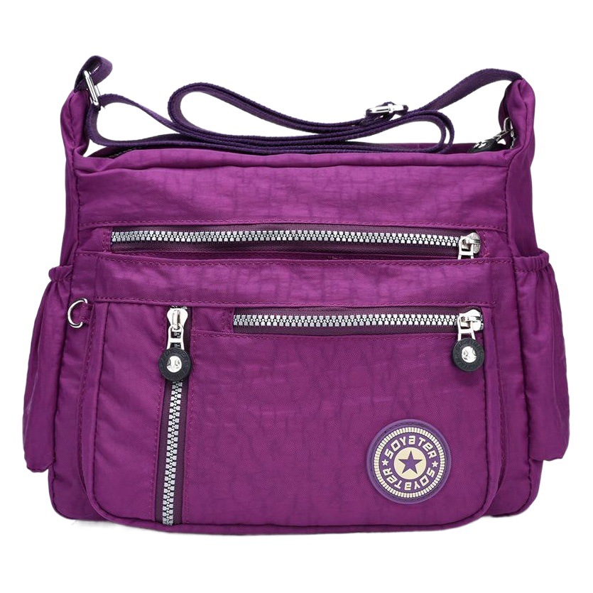 A generation of shoulder bag women's casual large capacity lightweight nylon cloth bag simple fashion Joker messenger bag generation