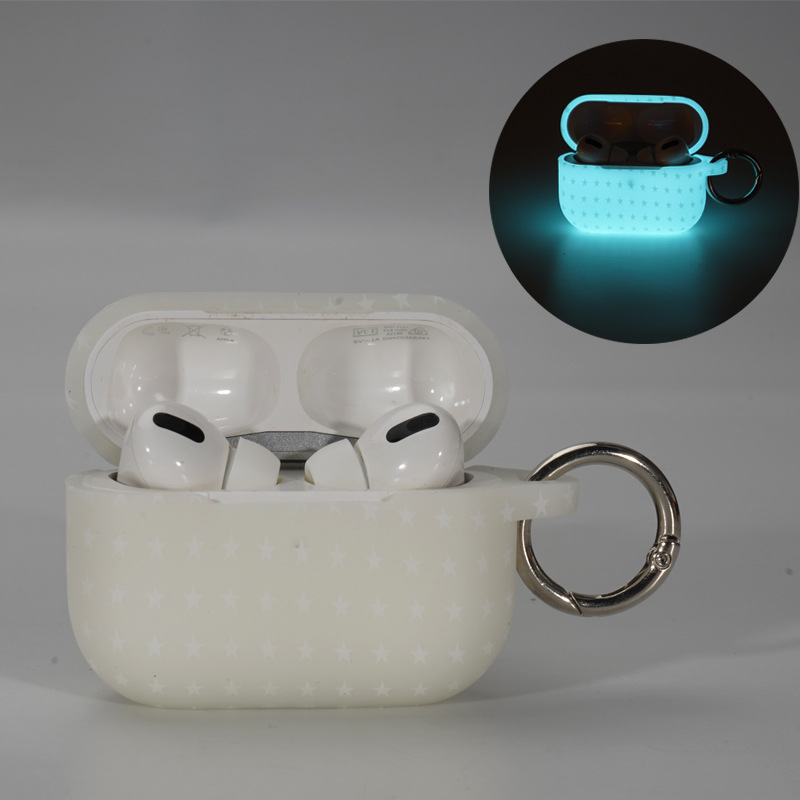 Picture of New applicable airpods protective case for apple 3 generation luminous earphone case airpods pro2 earphone protective case