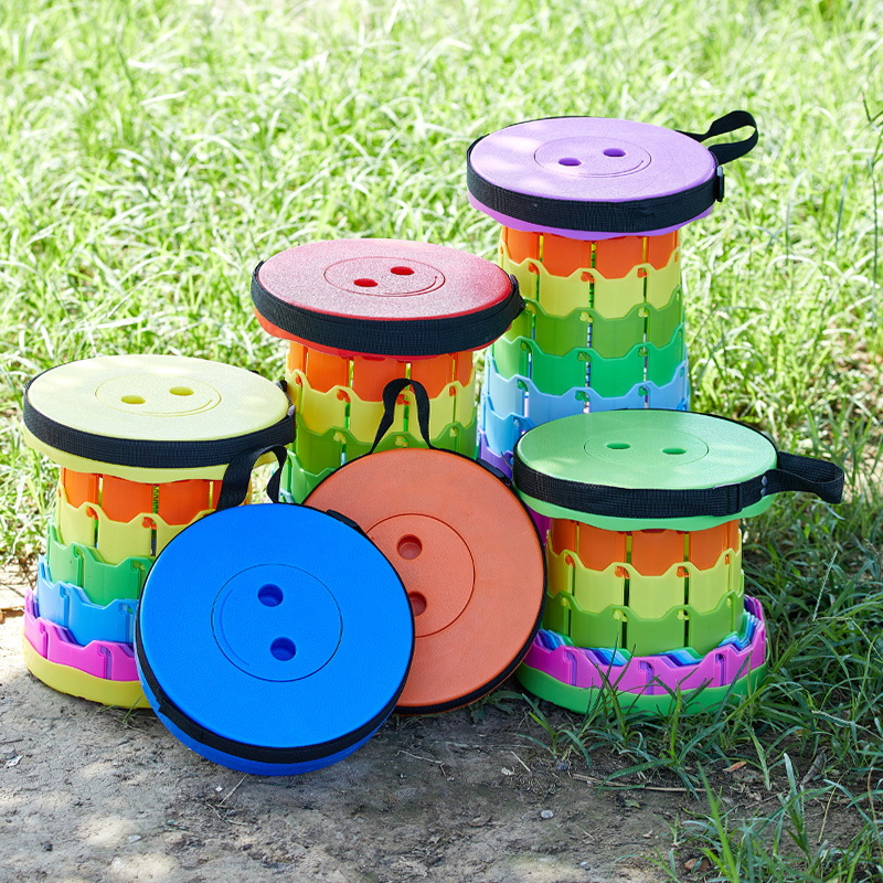 Picture of Outdoor Folding Stool Is Lightweight and Convenient, Telescopic Stool Is Easy to Carry, Outdoor Camping Stool Supports Cross-Border Spot Supply