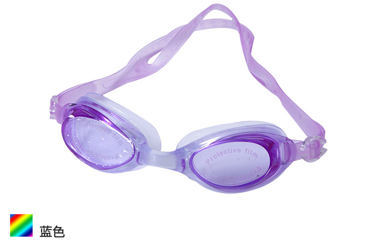 Picture of Running volume hot-selling recommend waterproof swimming goggles unisex swimming flat light adjustable multi-color optional support mixed batch