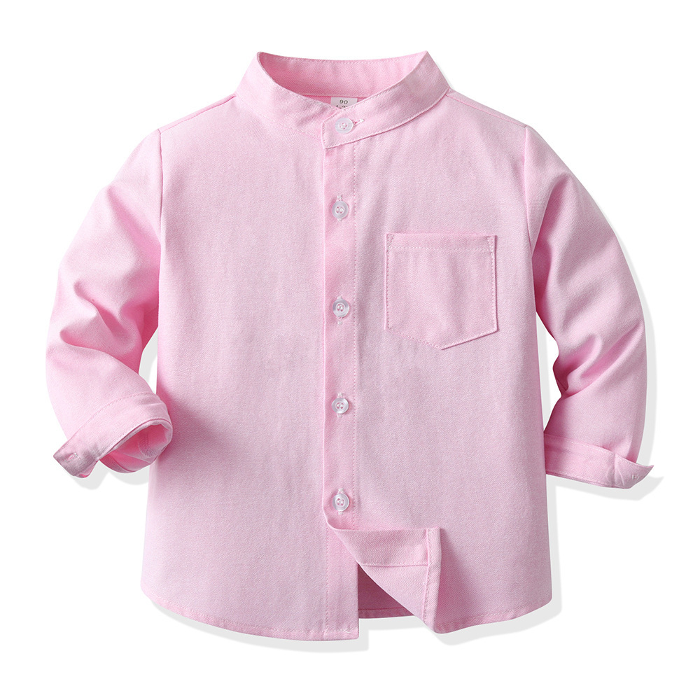 Picture of 2025 Spring Boys Candy Color Long Sleeve Shirt Spring Middle and Older Boys Handsome Outerwear Casual Children's Jacket
