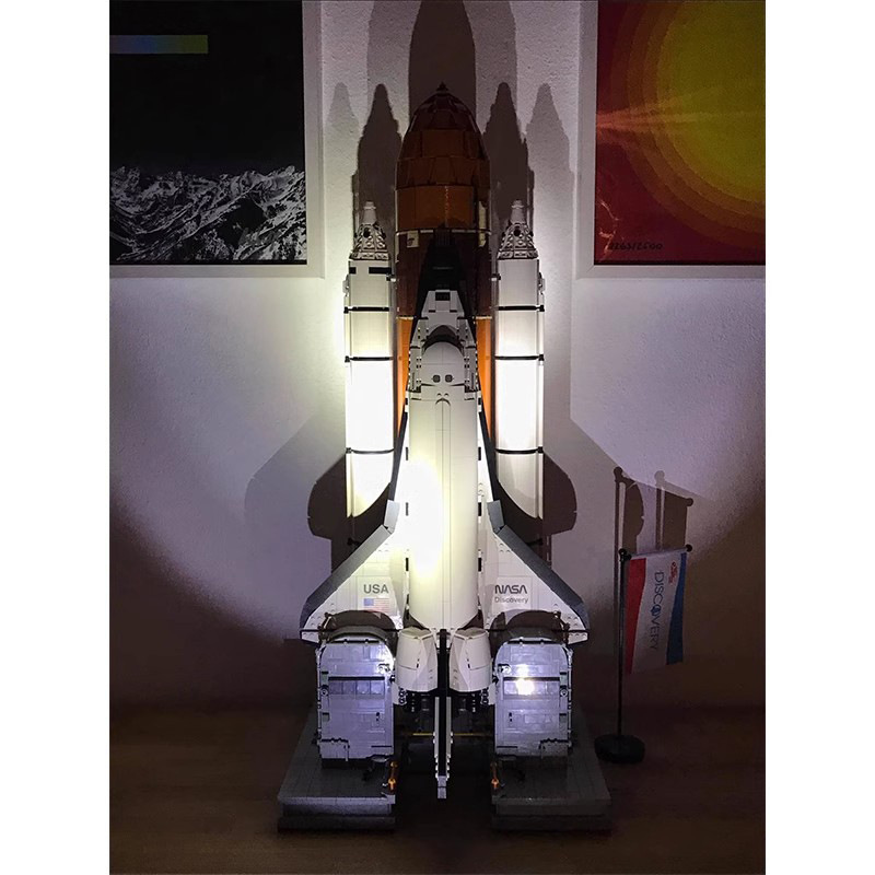 Picture of Compatible with Lego MOC-10283 Discovery space shuttle propeller expansion model diy assembled building blocks new