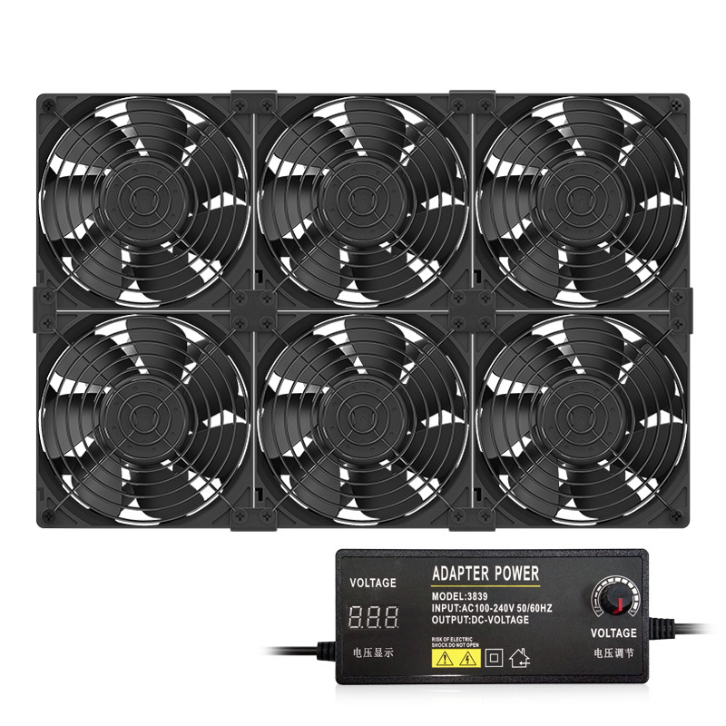 Picture of Factory new 12038 cooling fan 5000 to 120mm DC12V violent industrial fan with controller