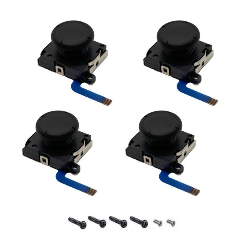 Suitable for switch left and right handle remote sensing suit 3D joystick NS rocker screw four-in-one repair suit