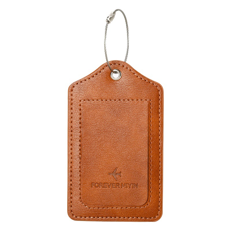 Factory Direct cross-border travel metal lanyard anti-lost waterproof boarding pass small all-match unisex luggage tag