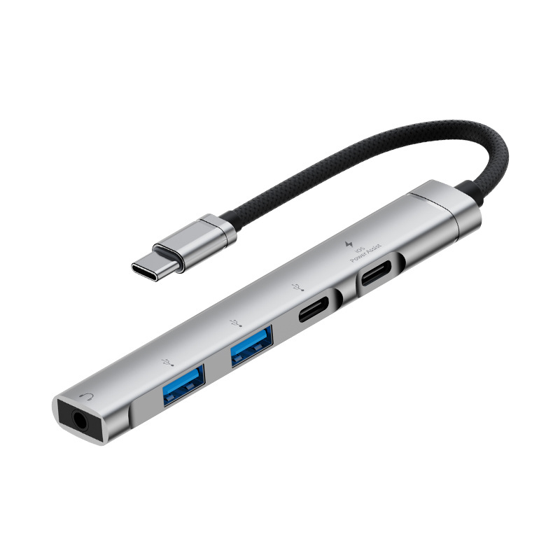 Picture of Multi-function usb extender Type-c docking station external 3.0USB-C USB flash drive digital headset 3.5mm headset