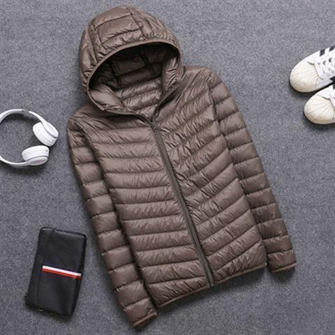 Picture of Lightweight cotton-padded jacket men's short coat 2021 autumn and winter thin trendy versatile hooded thin lightweight cotton
