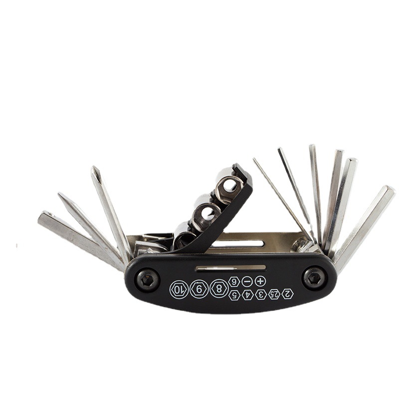 Picture of Inner Hexagonal Screwdriver 16-in-1 Multi-Function Wrench Tire Repair Combination Car Repair Bicycle Repair Tool Bicycle