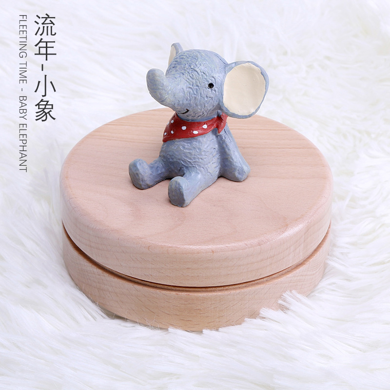 Picture of Wooden Children's Deciduous Teeth Box 1-3-5 Years Old and a Half Baby's Fairy Hair Deciduous Teeth Storage Box One Year Old Memorial Umbilical Cord Collection Box