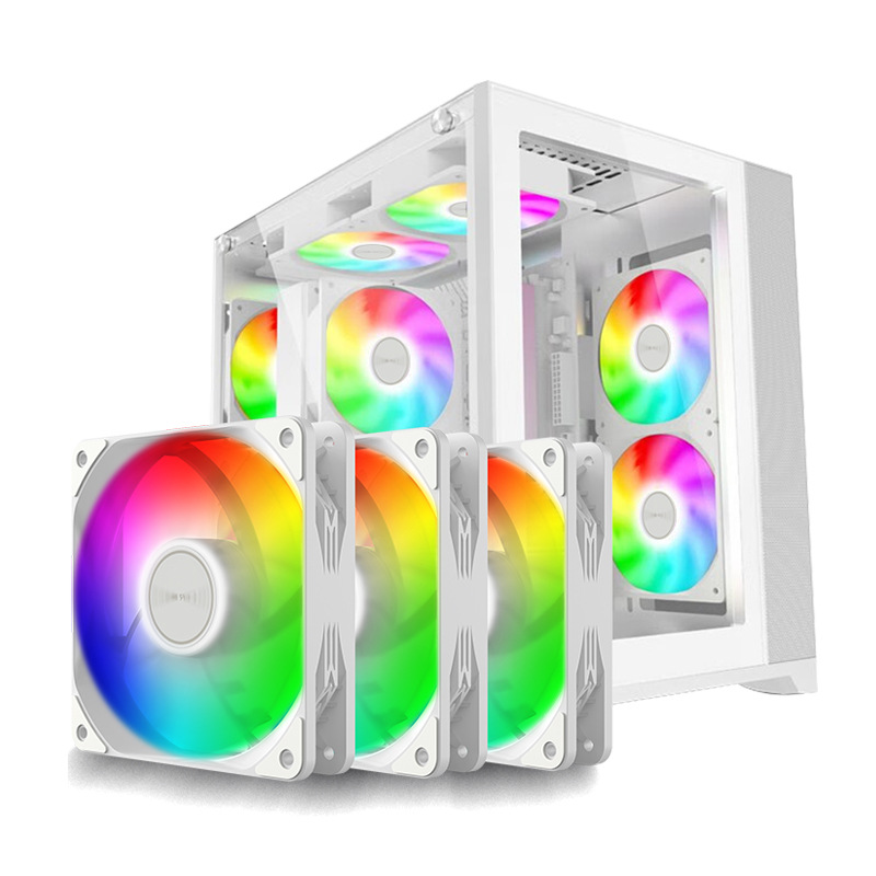 Picture of Zero Family AF-10 Three suit 12CM Computer Chassis Cooling Fan ARGB Magic PWM Mute Water Cooling Row